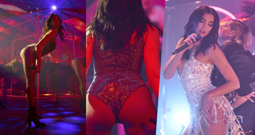 Dua Lipa Shows Off Her Curves In A Thong And Mesh Catsuit On Stage Wowi News 7324