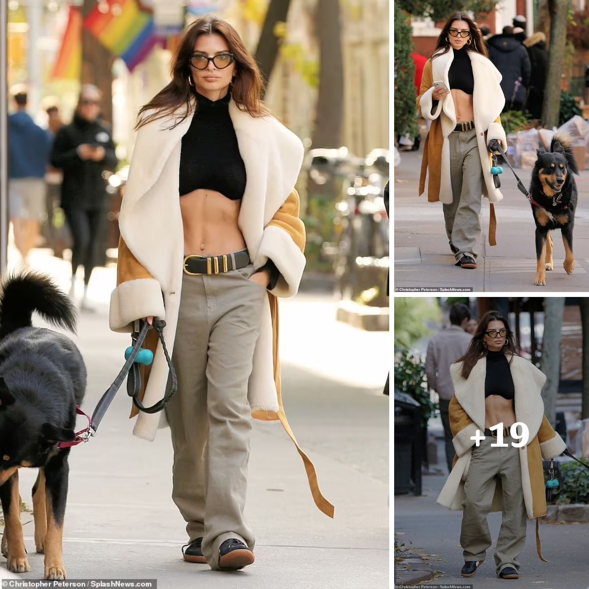 Emily Ratajkowski Displays Her Toned Abs In Crop Top With Trousers In New York City Wowi News