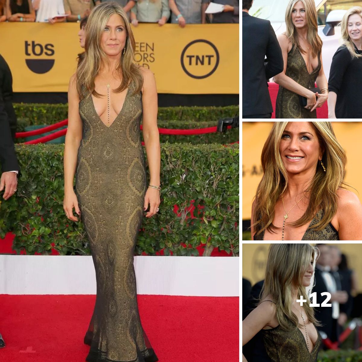 Jennifer Aniston 54 Floors Fans As She Pours Curves Into Thigh Skimming Sheer Gown Wowi News 