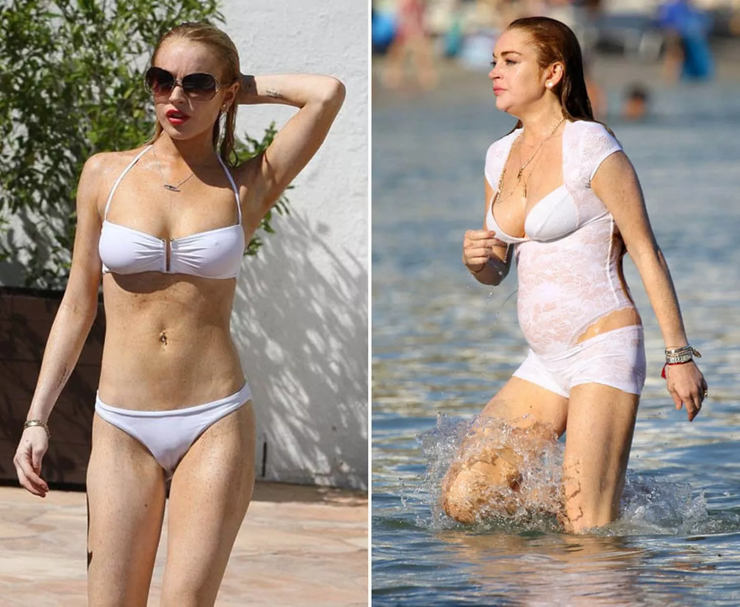 Sexy Moment Of Lindsay Lohan In A Bikini Wowi News