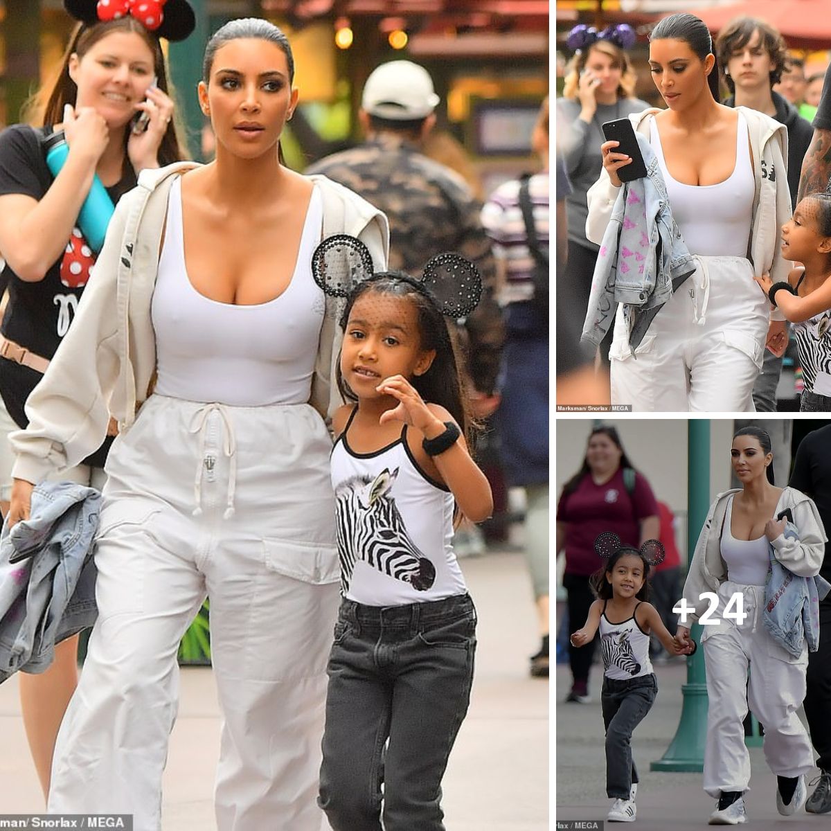 “Braless Kim Kardashian Flaunts Busty Figure on Fun Day Out with ...