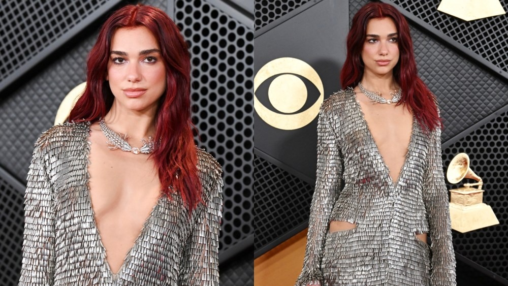 Dua Lipa Shines in Exclusive Red Carpet Interview at the 2024 GRAMMYs